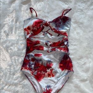 One Piece Cut Out Swimsuit